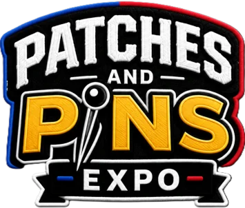 Patches and Pins Expo logo